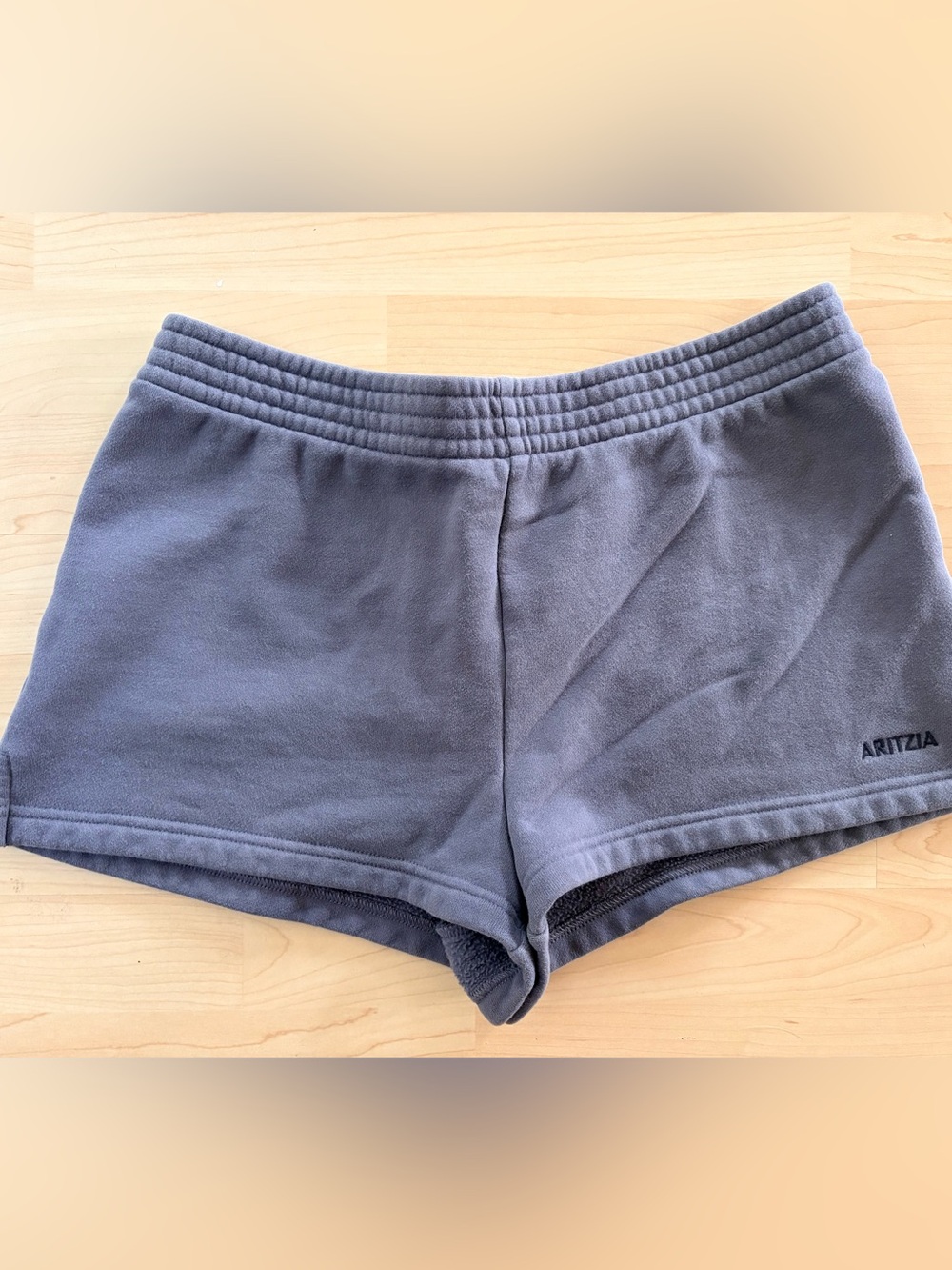 Aritzia Charcoal Fleece Athletic Shorts